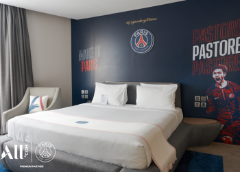 Novotel and Paris Saint-Germain unveil the first legendary
room with Javier Pastore 
