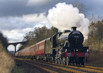 Iconic steam locomotive No. 45596 Bahamas to visit the North
Yorkshire Moors Railway this April