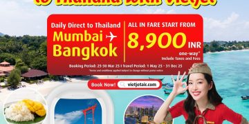 Get off to Thailand with the development” Get off with Vietjet”
launch