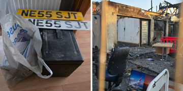 After a few small treasures, the company reunited with the organization.
devastating flames