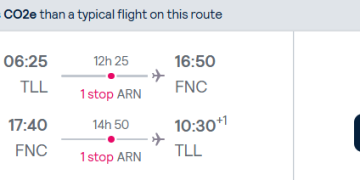 Flights from Tallinn to MADEIRA (Funchal) from €141