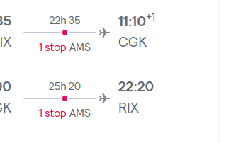 Flights from Baltics to Jakarta, Indonesia from €475
(checked baggage incl.)