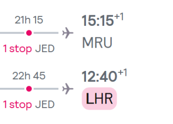 HOT! FULL SERVICE flights from London to MAURITIUS for
£336