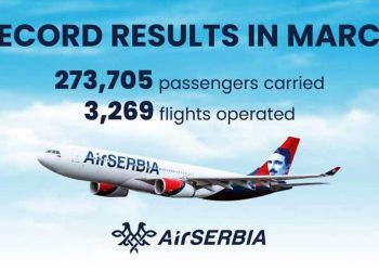 Record-breaking March for Air Serbia, with 8 % increase in
airlines